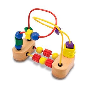 Melissa&Doug MD003042 Ahşap Boncuklu Labirent Eğitici Oyuncak