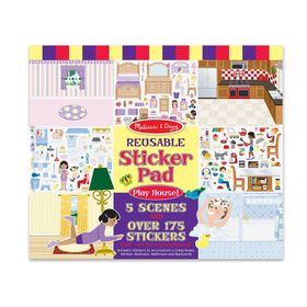 Melissa&Doug MD004197 Oyun Evi Tak Çıkar Çıkartma Kitabı