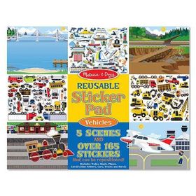 Melissa&Doug MD004199 Tak Çıkar Çıkartma Kitabı - Araçlar