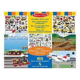 Melissa&Doug MD004199 Tak Çıkar Çıkartma Kitabı - Araçlar