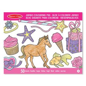 Melissa&Doug MD004225 Dev Pembe Boyama Kitabı