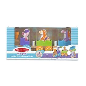 Melissa&Doug MD004608 Sallanan Çiftlik Hayvanları Çek Çek Tren