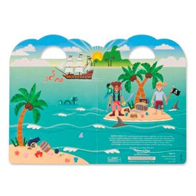 Melissa&Doug MD009102 Kabartmalı Tak Çıkar Çıkartma Seti Korsanlar