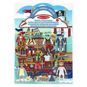 Melissa&Doug MD009102 Kabartmalı Tak Çıkar Çıkartma Seti Korsanlar