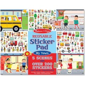 Melissa&Doug MD009114 Tak Çıkar Çıkartma Kitabı - Benim Şehrim