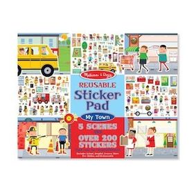 Melissa&Doug MD009114 Tak Çıkar Çıkartma Kitabı - Benim Şehrim