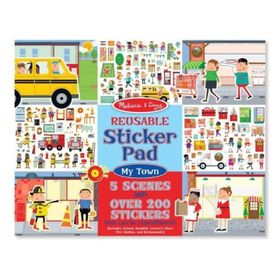 Melissa&Doug MD009114 Tak Çıkar Çıkartma Kitabı - Benim Şehrim