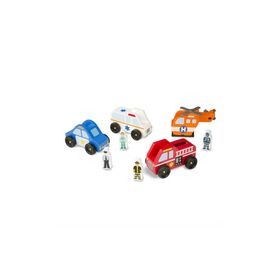 Melissa&Doug MD009285 Ahşap Acil Yardım Araçları