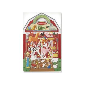 Melissa&Doug MD009408 Çiftlik Kabartmalı Tak Çıkar Çıkartma Seti