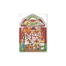 Melissa&Doug MD009408 Çiftlik Kabartmalı Tak Çıkar Çıkartma Seti