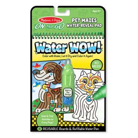 Melissa&Doug MD009484 Water Wow! Su ile Boyama Kitabı - Evcil Hayvanlar Bulmaca