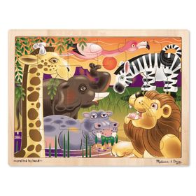 Melissa&Doug Melıssa Doug Ahşap 24 Parça Yapboz Safari