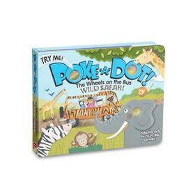 Melissa&Doug Poke a Dot The Wheels on the Bus Safari İnteraktif Kitap