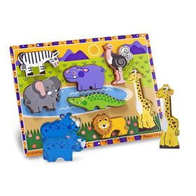 Melissa&Doug Safari Tombul Yapboz