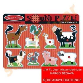 MELISSA&DOUG SESLİ YAPBOZ / ÇİFTLİK HAYVANLARI
