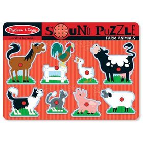 MELISSA&DOUG SESLİ YAPBOZ / ÇİFTLİK HAYVANLARI