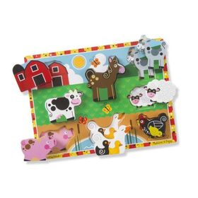 Melissa&Doug Tombul Çiftlik Yapboz