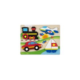 Melissa&Doug Tombul Parçalı Yapboz Ahşap Araçlar