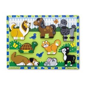 Melissa&Doug Tombul Yapboz Evcil Hayvanlar
