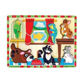Melissa&Doug Tombul Yapboz Evcil Hayvanlar