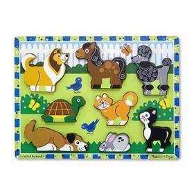 Melissa&Doug Tombul Yapboz Evcil Hayvanlar