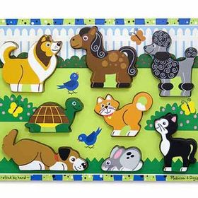 Melissa&Doug Tombul Yapboz Evcil Hayvanlar