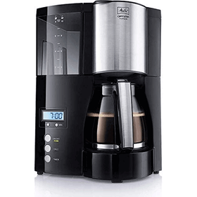 Melitta 100801 Optima Timer Siyah Gümüş Filtre Kahve Makinesi