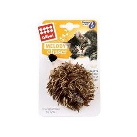 Melody 8,5 cm Chaser Sesli Peluş Kirpi Kedi Oyuncağı