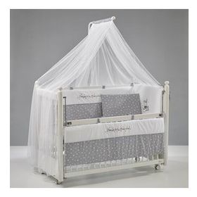 Meltem Smart Mondo Sallanır Ahşap 60x120 cm Beyaz Moon Anne Yanı Beşik