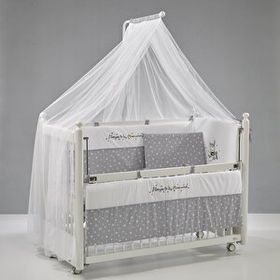 Meltem Smart Mondo Sallanır Ahşap 60x120 cm Beyaz Moon Anne Yanı Beşik