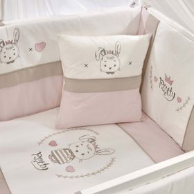 Meltem Smart Pretty Pembe Nakışlı 60x120 cm Bebek Uyku Seti