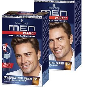 Men Perfect 60 Kahve 2 Adet Saç Boyası