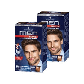 Men Perfect 60 Kahve 2'li Erkek Saç Boyası