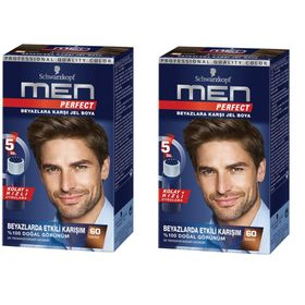 Men Perfect 60 Kahve 3 Adet Erkek Saç Boyası