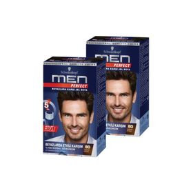 Men Perfect 80 Kahve Siyah 2x80 ml Saç Boyası