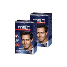 Men Perfect 90 Siyah 2x80 ml Saç Boyası
