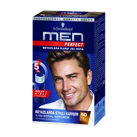 Men Perfect Erkek Saç Boyası No:50 Acık Kahve