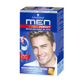 Men Perfect Erkek Saç Boyası No:50 Acık Kahve