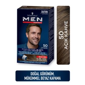 Men Perfect Erkek Saç Boyası No:50 Acık Kahve