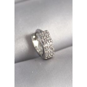 Mena Rise 316L Çelik Gümüş Renk Zirkon Taşlı Tragus Piercing