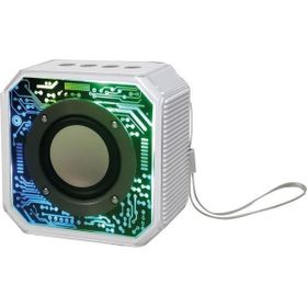 Menashop Bts-86 800 Mah Kablosuz 5.2 Ledli Beyaz Taşınabilir Bluetooth Hoparlör