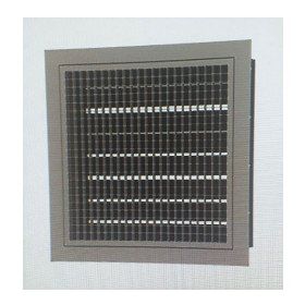 Menfezsan 25 x 25 Çift Sıra Kanatlı Zıt Damperli Menfez