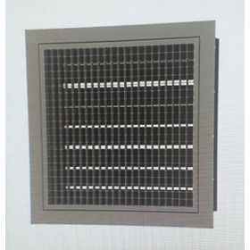 Menfezsan 25 x 25 Çift Sıra Kanatlı Zıt Damperli Menfez