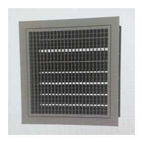 Menfezsan 30 x 30 Çift Sıra Kanatlı Zıt Damperli Menfez