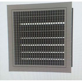 Menfezsan 35 x 35 Çift Sıra Kanatlı Zıt Damperli Menfez