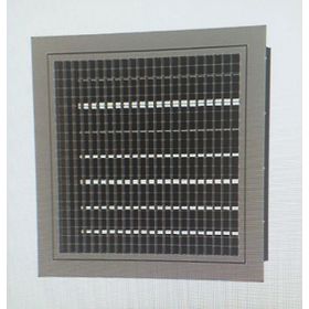 Menfezsan 45 x 45 Çift Sıra Kanatlı Zıt Damperli Menfez