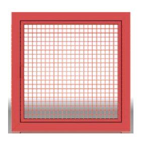 Menfezsan 70 x 70 Alüminyum Kare Petek Menfez