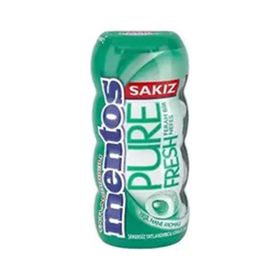 Mentos 30 gr Pure Fresh Yeşil Nane Aromalı Şekersiz Sakız (2 adet)