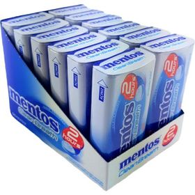 Mentos 35 gr Clean Breath Metal Kutu Nane Şekersiz Sakız (12 adet)