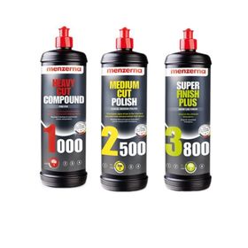 Menzerna 1 lt 1000-2500-3800 Kalın Pasta Hare Cila Seti